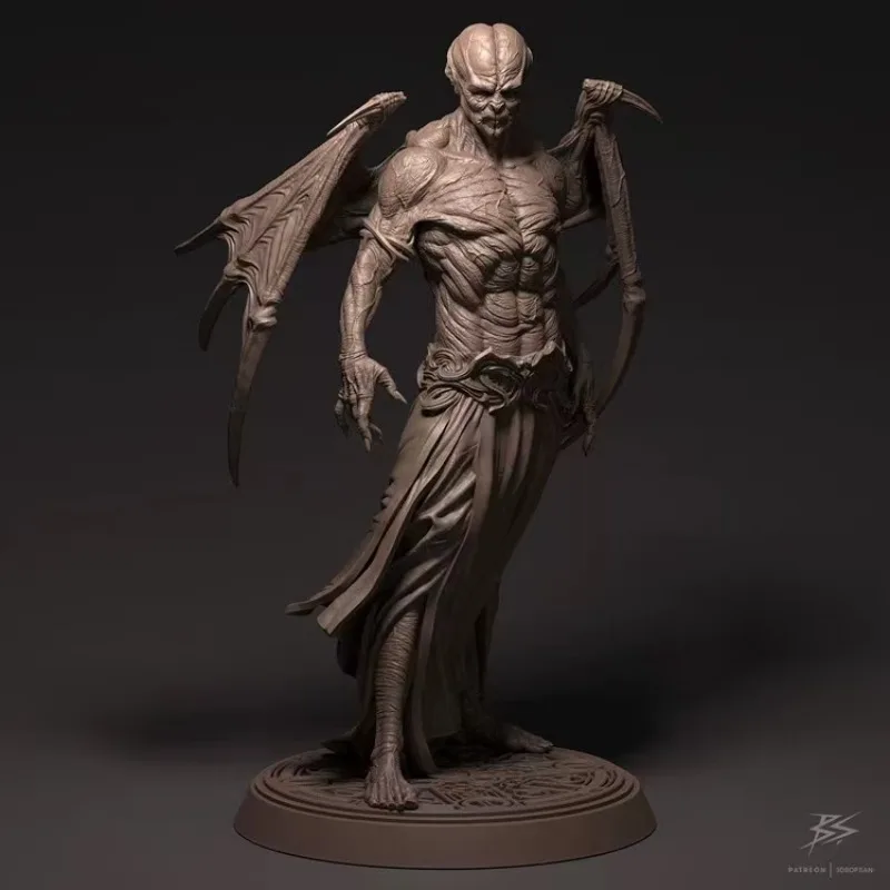 

1/24 75mm Resin Figure Assembled Model GK Kit Fantasy Hobby Miniature Marcus Vampire Diorama Toy Unassembled and Unpainted