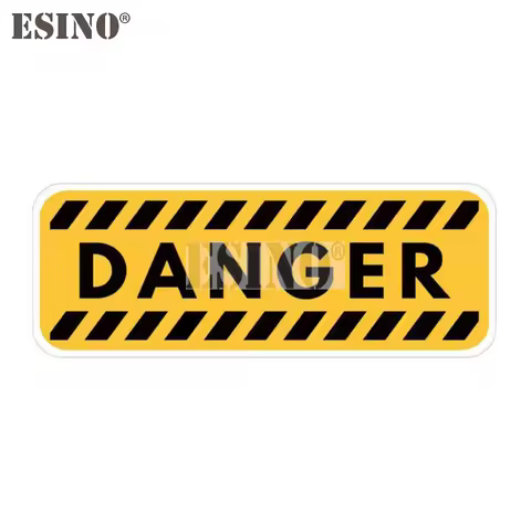 Car Styling Creative Funny Warning Caution Danger PVC Decal Waterproof Car Body Sticker Pattern Vinyl