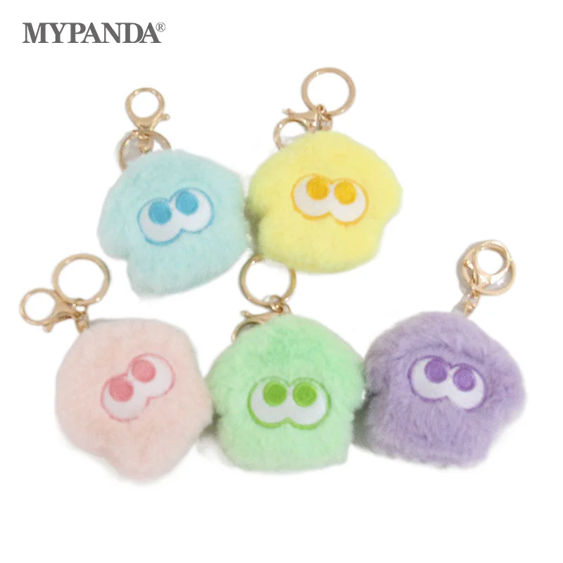 Kawaii Squid Plush Doll Pendant Game Splatoon Toys Creative Mini Backpack Decorative Key Chain Christmas Gifts For Friends