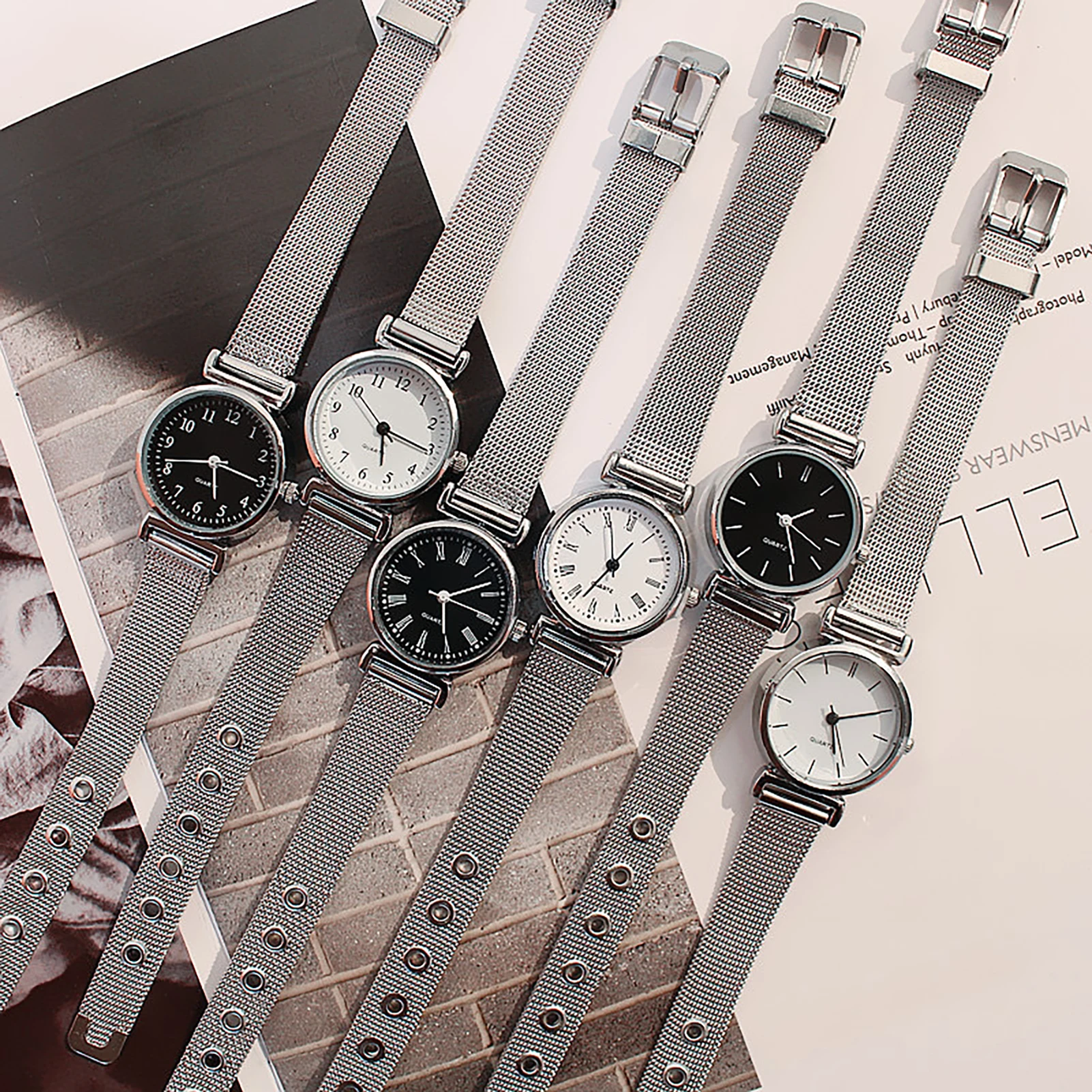 Classic Quartz Ladies Watch Elegant Versatile Business Quartz Watches for Home Office Working
