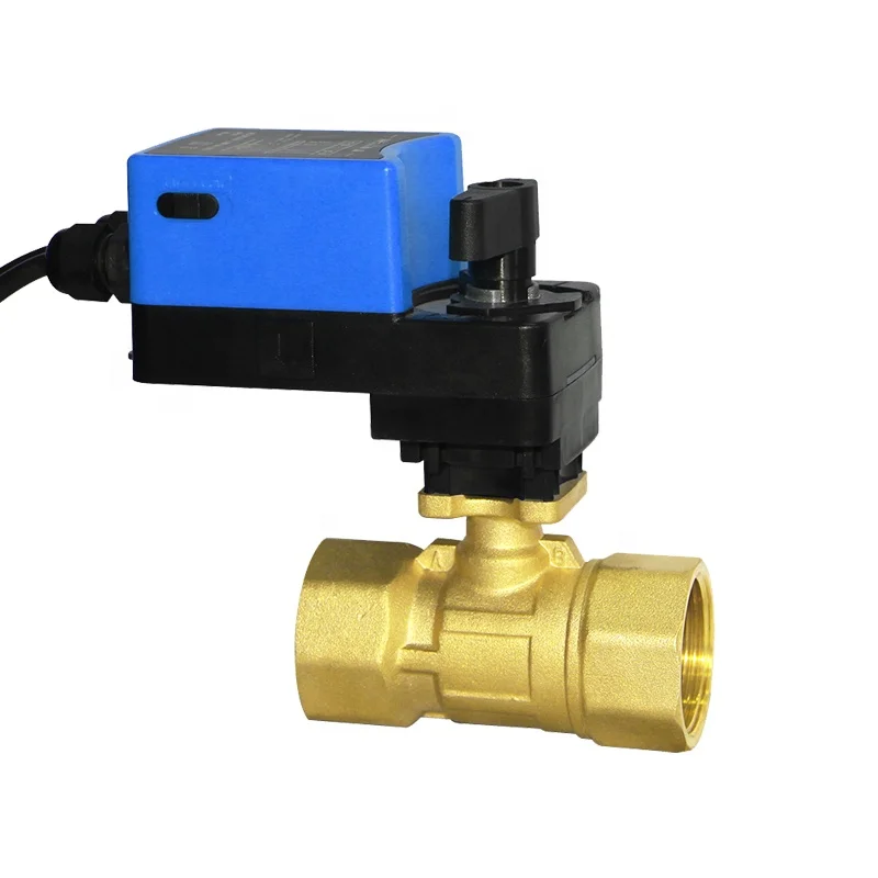 Hvac Control Supplier Zone High Pressure Actuators Controller Brass Motorized Electric Ball Valve