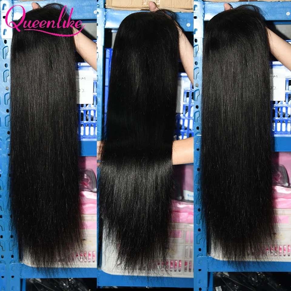 26 inch 13x4 Straight Human Hair Lace Frontal Wig 10A Top Quality Brazilian Wigs on Sale 100% Human Hair Wigs For Women