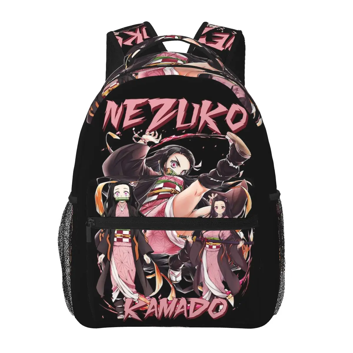 

Nezuko Kimono Demon Slayer Kimetsu No Yaiba Anime Backpacks Boys Girls Bookbag Students School Bags Kids Rucksack Shoulder Bag