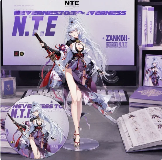 Anime Neverness to Everness Zankou Double-Sided Acrylic Stand Figure Model Plate Cosplay Collection Desktop Decor Gifts LX