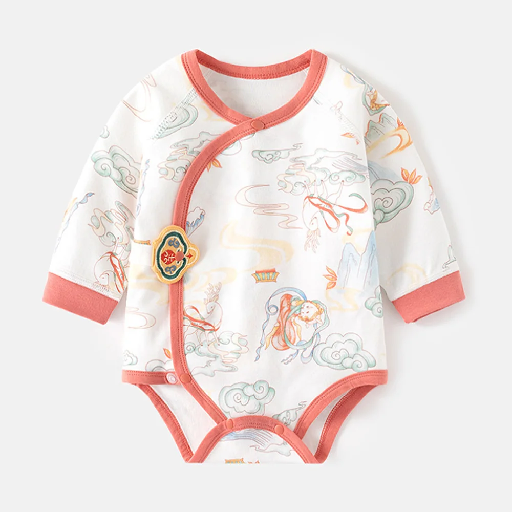 First Birthday Baby Girl Bodysuit 100% Cotton Spring Autumn Newborn Clothes 0-9M Baby Boy Long Sleeve Romper