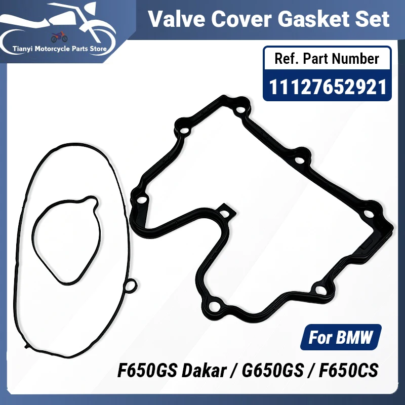 Motorcycle Valve Cover Gasket For BMW F650GS Dakar F650CS G650GS 11127652921 Cylinder Head Cover Gasket