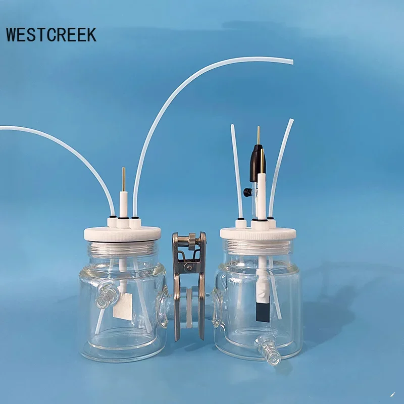 WESTCREEK H-type double-layer water bath thermostatically sealed electrolytic cell/electrolytic cell electrochemistry