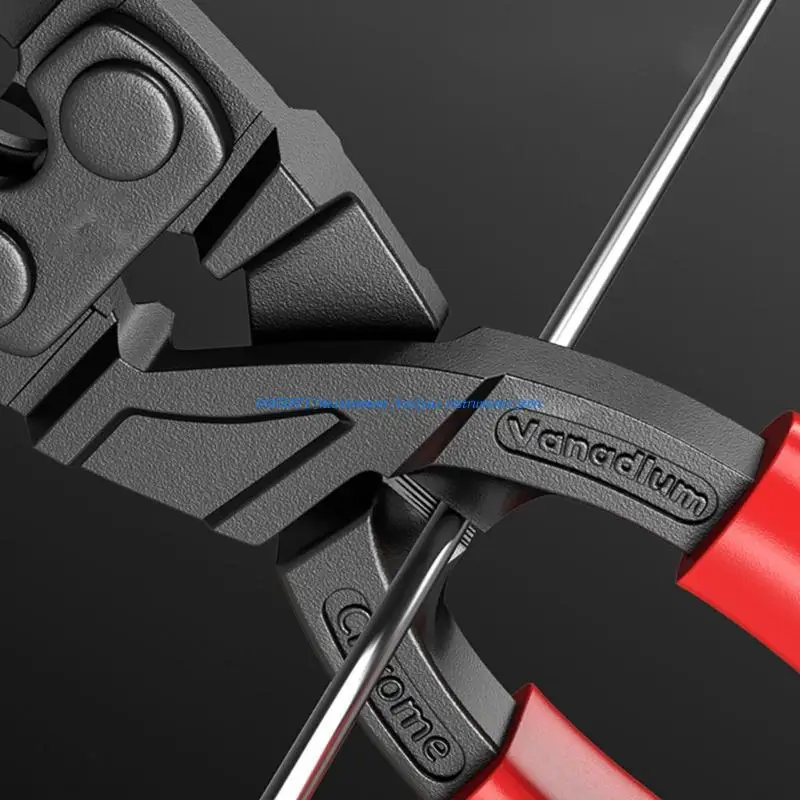 367D 8Inch Heavy Duty Cutting Pliers Soft Cushioned Grip Transverse End Cutter for AntiSlip Control Reduced Vibration Fatigue