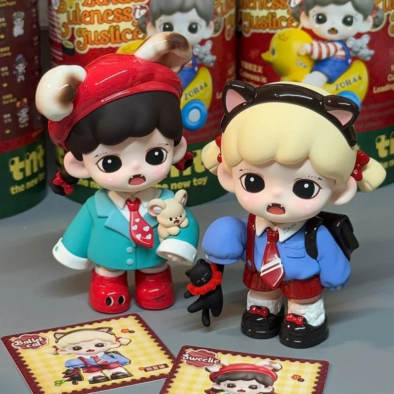 Tntspace Zurada العدالة سلسلة اليدوية صندوق أعمى العصرية سطح المكتب سيارة زخرفة لطيف فتاة هدية عيد ميلاد لعبة حقيقية تحصيل