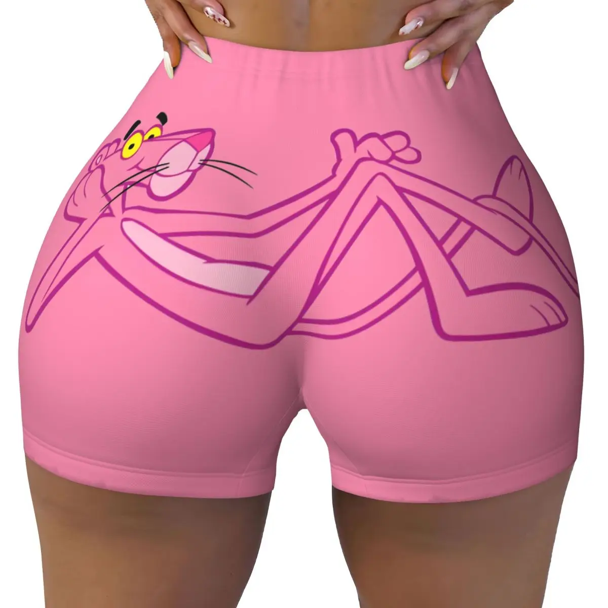 

Женские пантеры на заказ, милые обои, шорты для йоги, забавные аниме, спортивные шорты для бега в тренажерном зале, волейбольные шорты