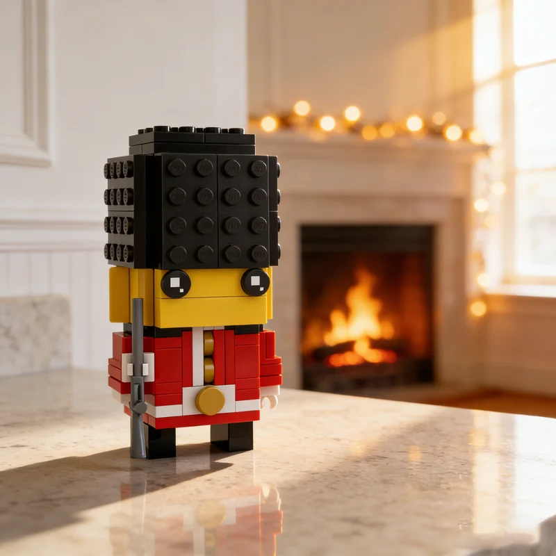 

121pcs MOC Brickheadz Royal Guard Model Building Blocks Architecture Assemble DIY Toys Creative Education Christmas Gifts Idea