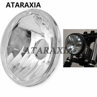 5.75inch Motorcycle Headlight Glass Motorcycle Headlamp Lens Halo Projector Halogen For Harley Honda Yamaha Suzuki Kawasaki