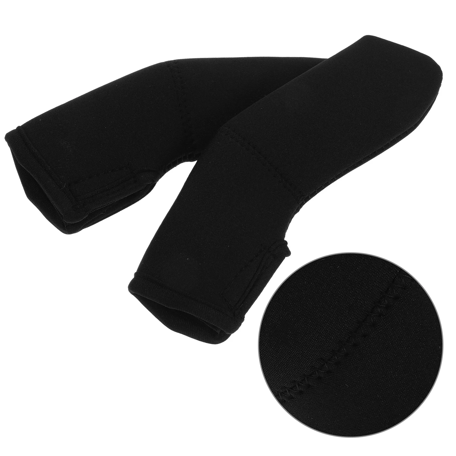 

1 пара чехлов на ручку коляски для детской коляски, неопреновая ручка, защитный рукав, съемный, совместимый с зонтиком