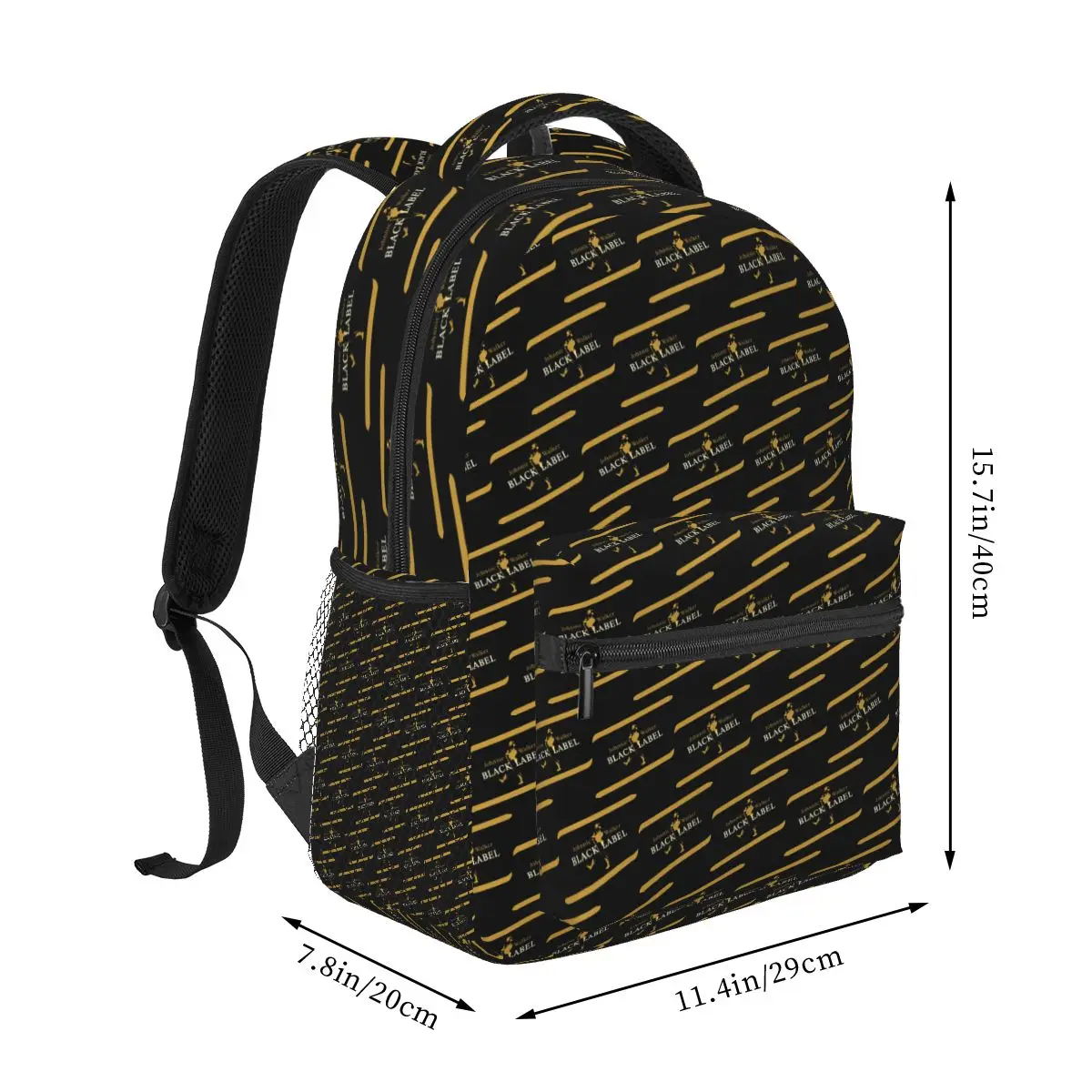 Johnnie Walker Backpack Student Boys Girls BookBag Children School Bag Laptop Shoulder Bags for Men Women