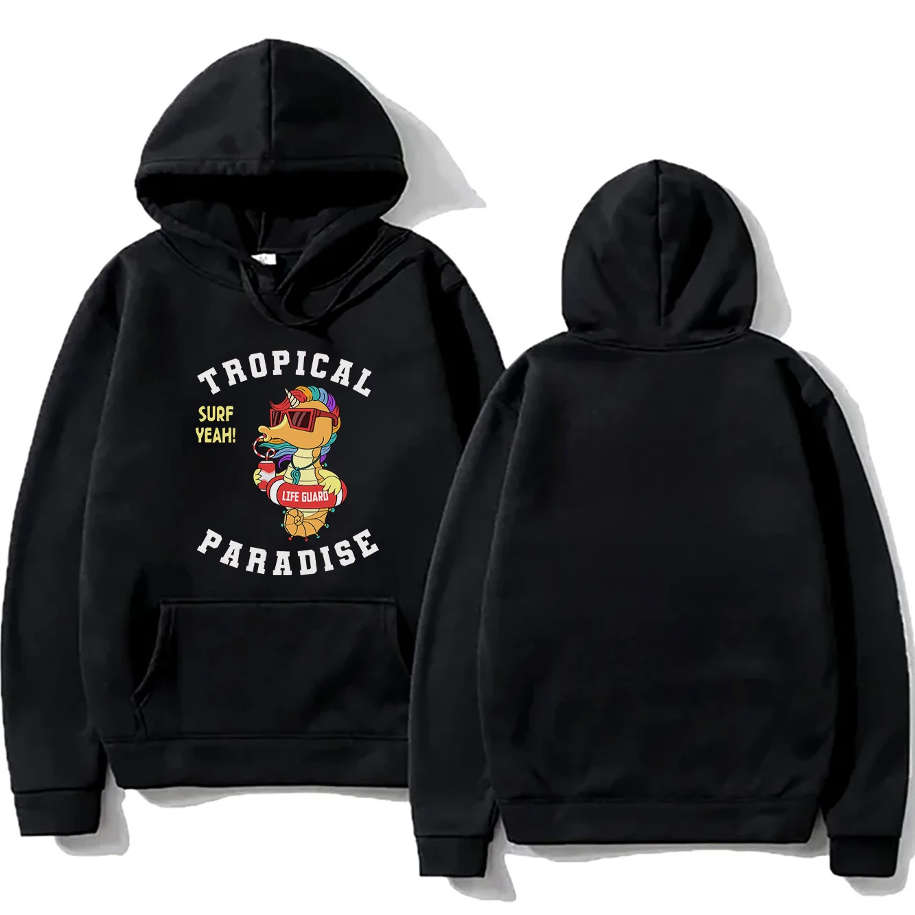 

Cute seahorse print American casual hoodie autumn hip-hop women's hoodie fashionable casual clothing
