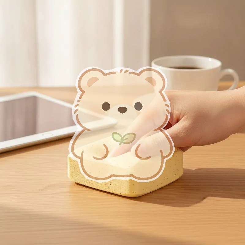 Sticky Slow Rising Toast  Fidget Toy Realistic Artificial Bread Soft Stress Relief Toy for Sensory Play