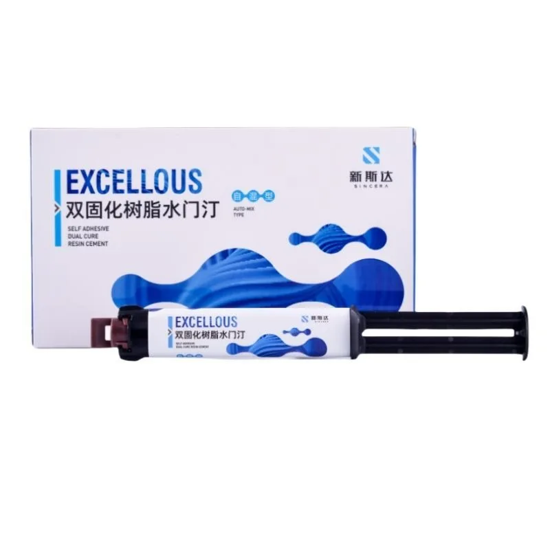 Dental Newstar Dual Cure Resin Cement Self Mix Post Core 9g Syringe HighStrength Biocompatible Durable Stable Radiopaque