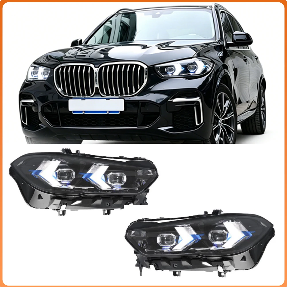 

For BMW X5 G05 G18 30i 40i 2019-2022 LED Auto Headlights Assembly Upgrade DRL Projector Lens Car lamps Accessories Plug and Play