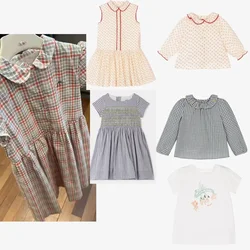 in stock 2025 BP Autumn Floral Dress Girl Printed Shirts & Skirt Suit Toddler Girls Clothes Birthday Party Dress