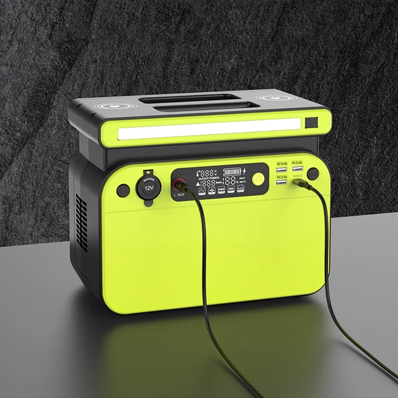 500Wh Portable UPS Solar Battery Uninterruptible Rechargeable Outdoor Energy Storage Emergency Power Supply