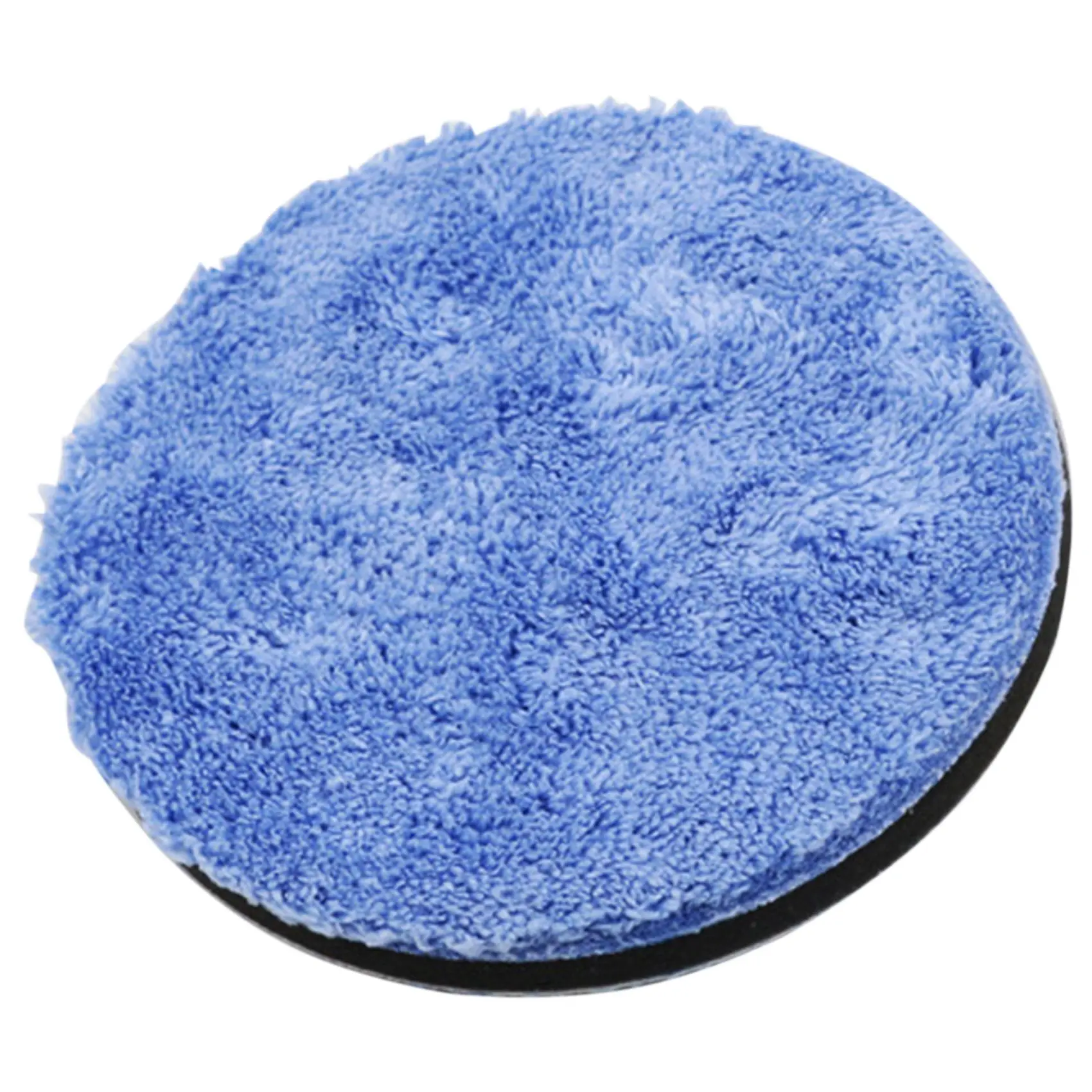 

3PCS 6 Inch Microfiber Wax Collecting Tray, Auto Beauty Waxing Self-Dipping Towel, Polishing Sponge Blue