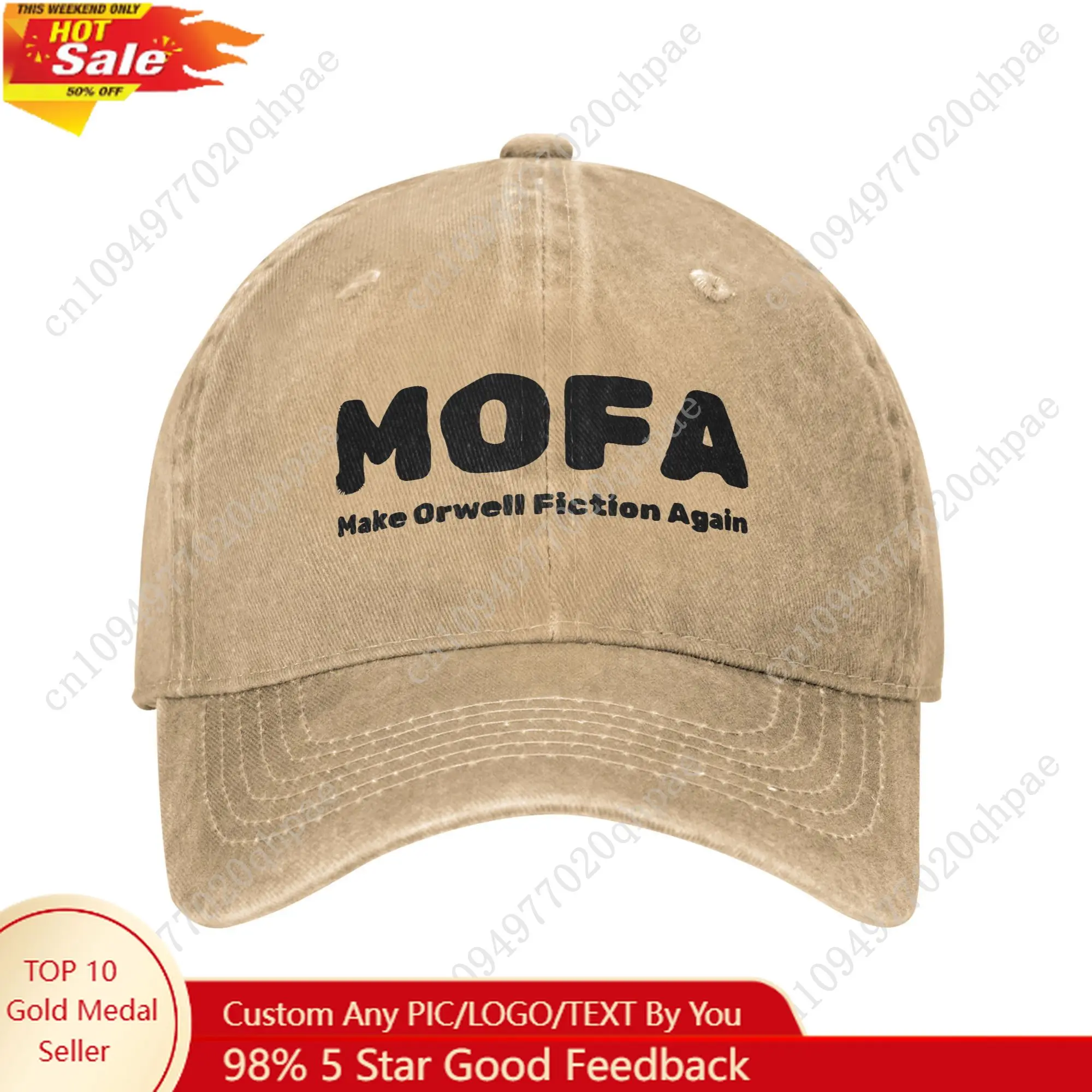 

1984 Бейсбольные кепки Make Orwell Again, повседневные потертые джинсовые головные уборы с изображением дистифопского мира, уличные регулируемые кепки, шляпа