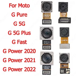 Camera Module For Motorola Moto G 5G Plus Pure Fast Power Front Selfie Facing Backside Rear Back View Camera Replacement Parts