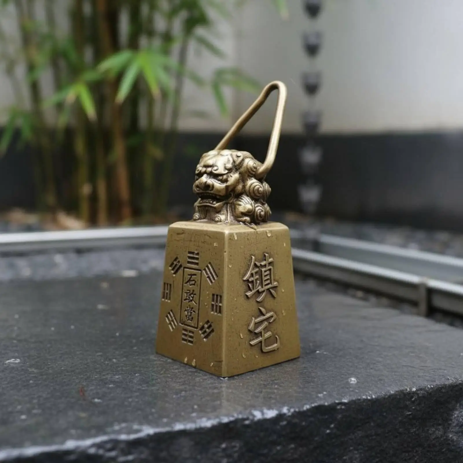 Artistic Designs Rain Chain Downspout Adapter Antique Finish Japanese Design