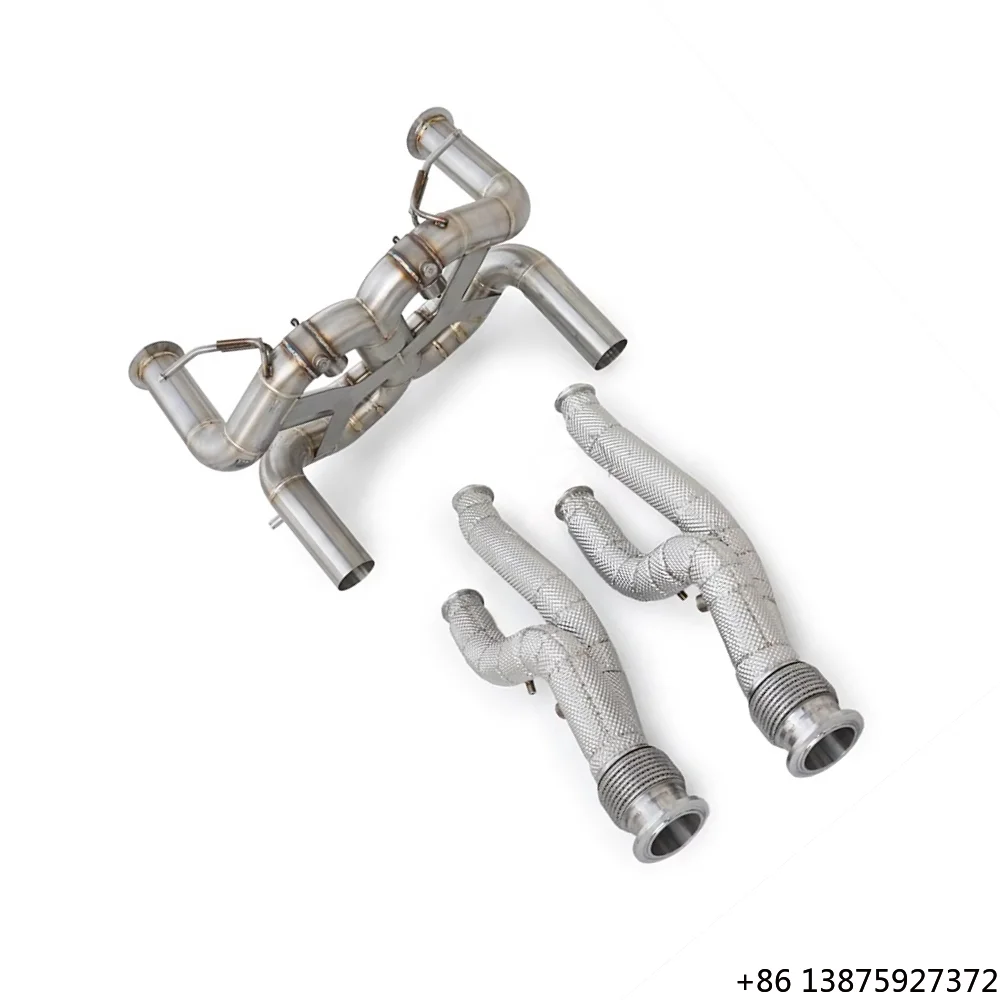 Stainless Steel Catback Exhaust System Muffler for Aventador SVJ LP770-4 6.5 2019-2022 Racing Performance Upgrade