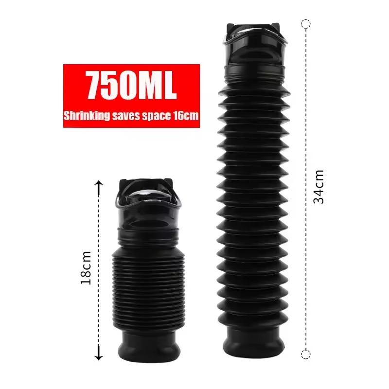 750ml Adult Urinal Portable Shrinkable Personal Mobile Toilet Potty Women Kid Pee Bottle For Outdoor Car Travel Traffic Camping
