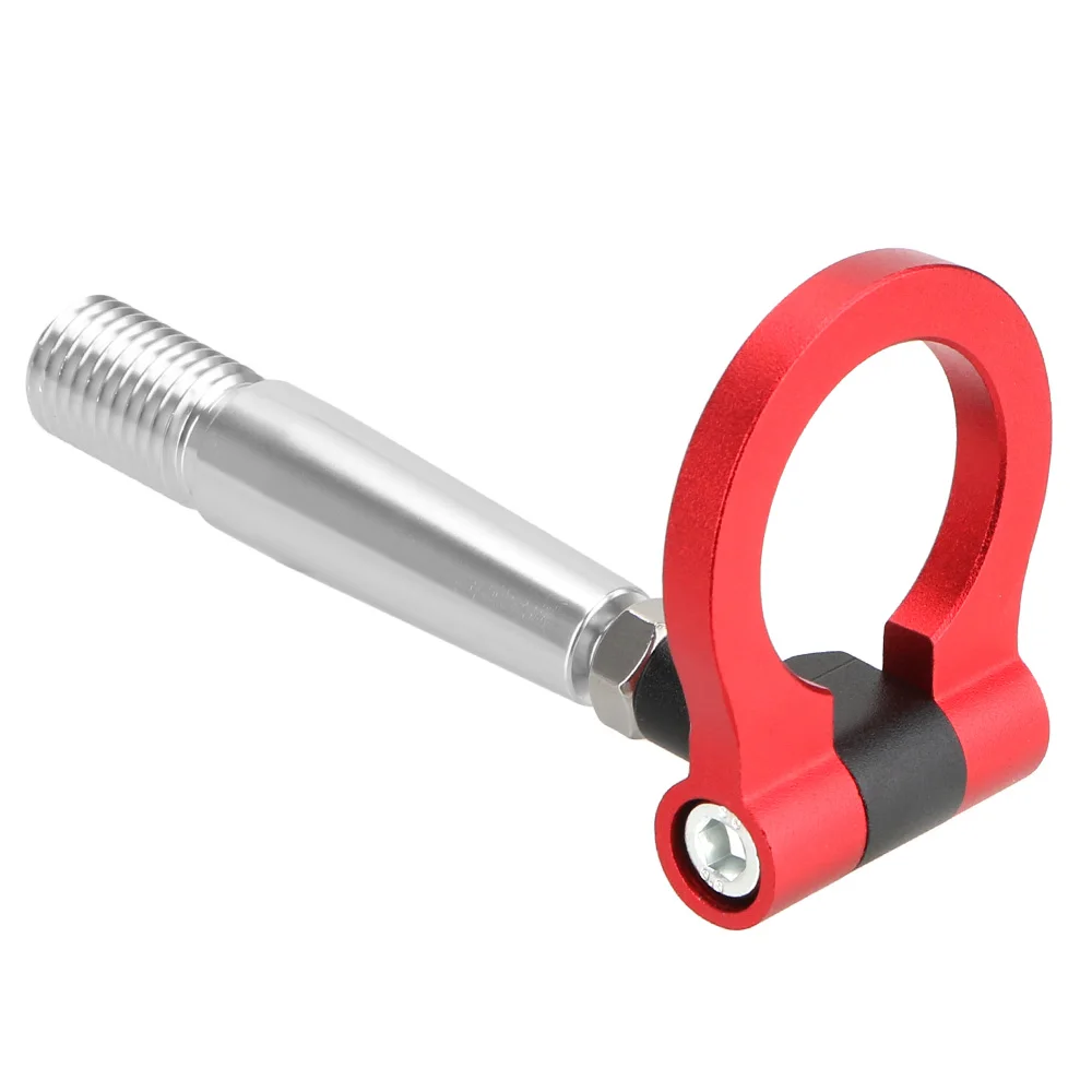 سيارة السيارات الخلفية الجبهة مقطورة سيارة سباق سحب هوك مقطورة سحب بار لميتسوبيشي لانسر EVO X 10 2008-2016 مركبة سحب هوك #5