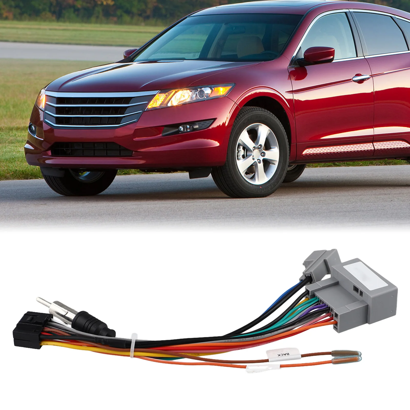 

For Civic Radio Power Cord Radio Power Cord For Honda For Honda Power Wire For Honda High Universality Fitment