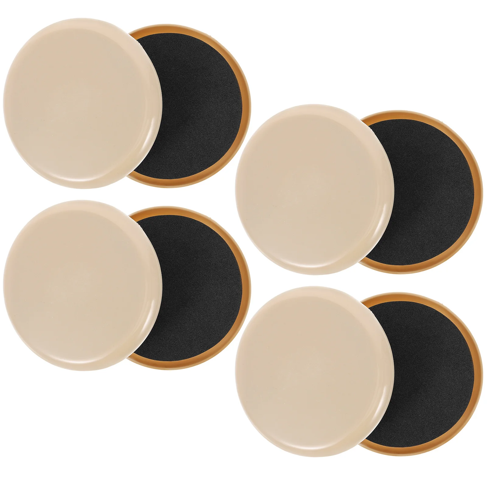 

8Pcs Furniture Slider Pads Silicone Rubber Chair Desk Foot Protectors Noise Reduction Heavy Load Bearing Carpet Hardwood Floor