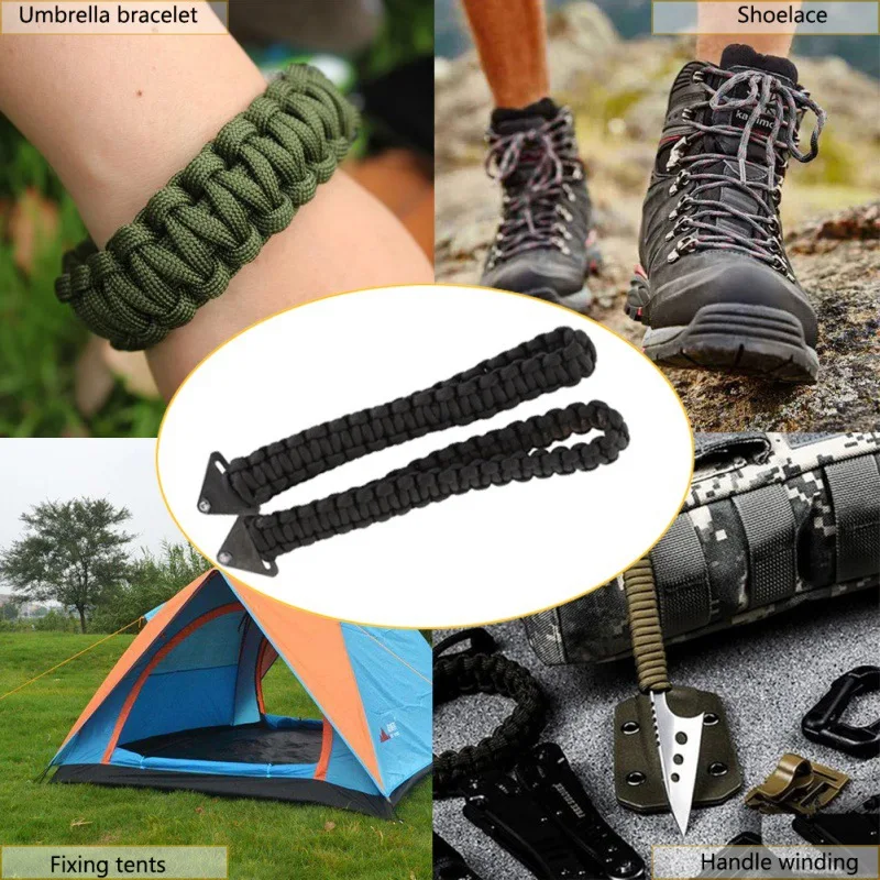 Imagem -05 - Manual Mão Trançada Corda Chain Saw Portátil Emergência Acampamento Sobrevivência Cortador de Fio ao ar Livre Camping Caminhadas Ferramentas