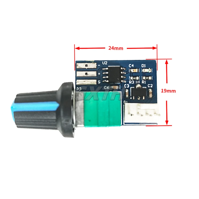 Single PWM Fan Speed Controller DC 12V Mute 4 Pin Computer Temperature Control Switch Cooler Fan