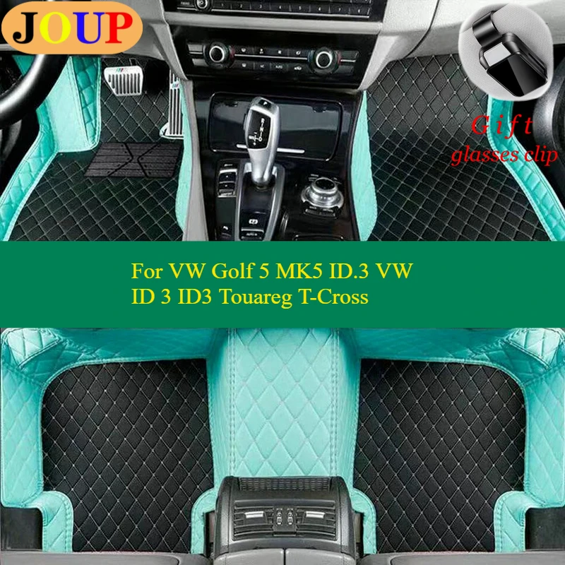 

For VW Golf 5 MK5 ID.3 VW ID 3 ID3 Touareg T-Cross Car Floor Mats Carpets Covers Left /Right Hand Drive