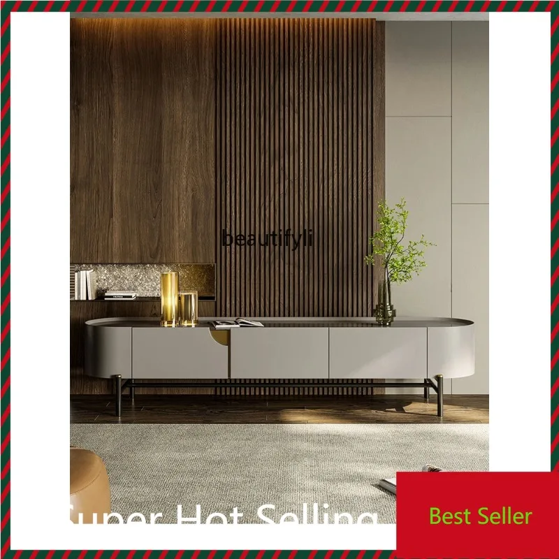 

M71 Modern light luxury TV cabinet Living room simple storage side cabinet Italian minimalist storage decorative cabinet