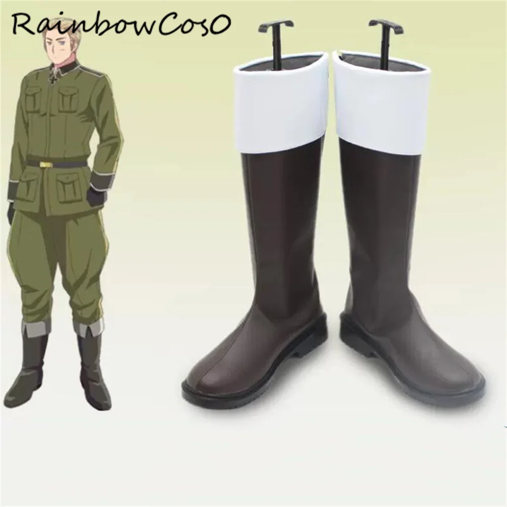 Ludwig Hetalia Axis Powers APH Cosplay Shoes Boots Game Anime Party Halloween Christmas RainbowCos0 W4151