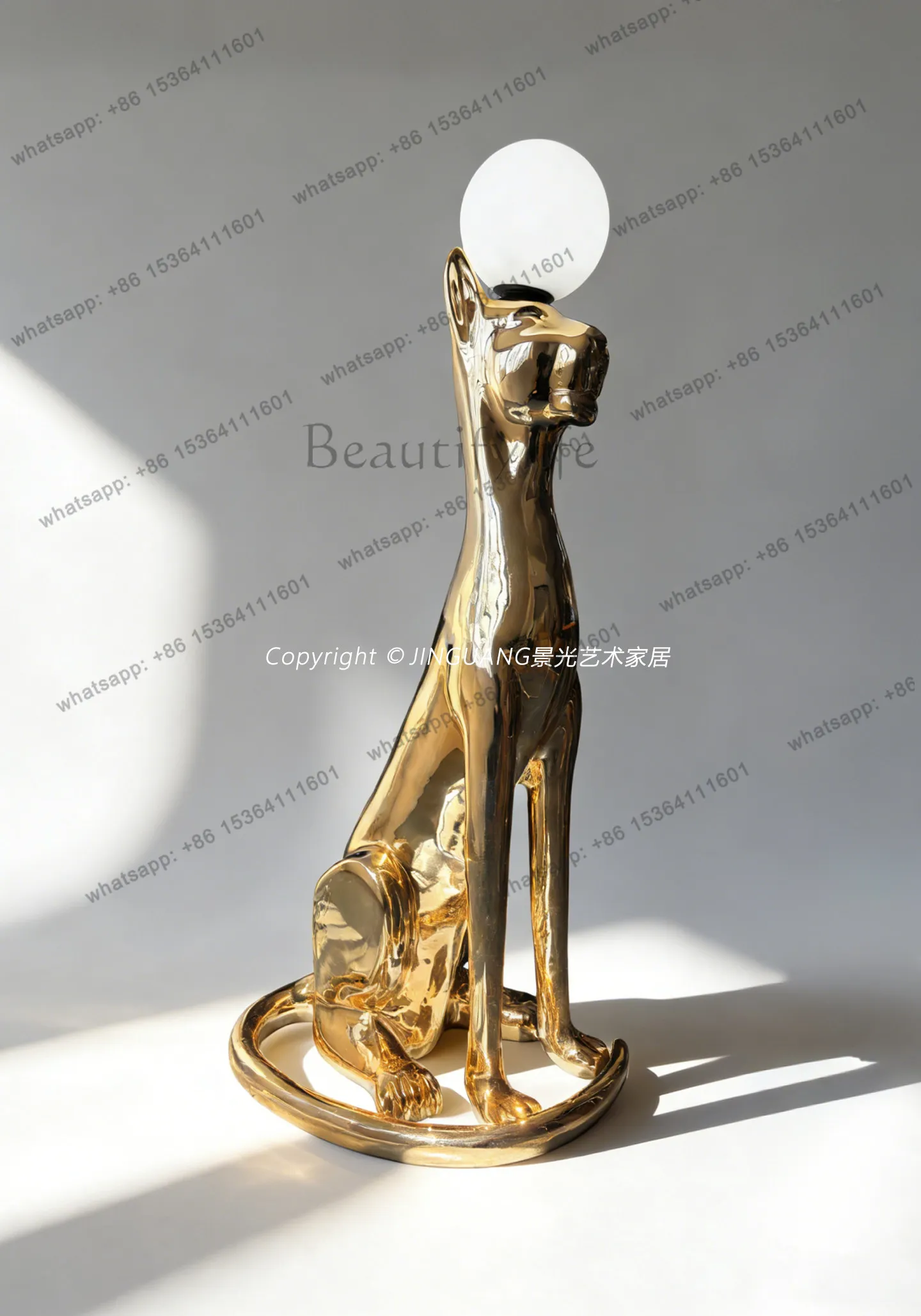 56 ornaments light luxury decoration floor luminous high-end electroplating