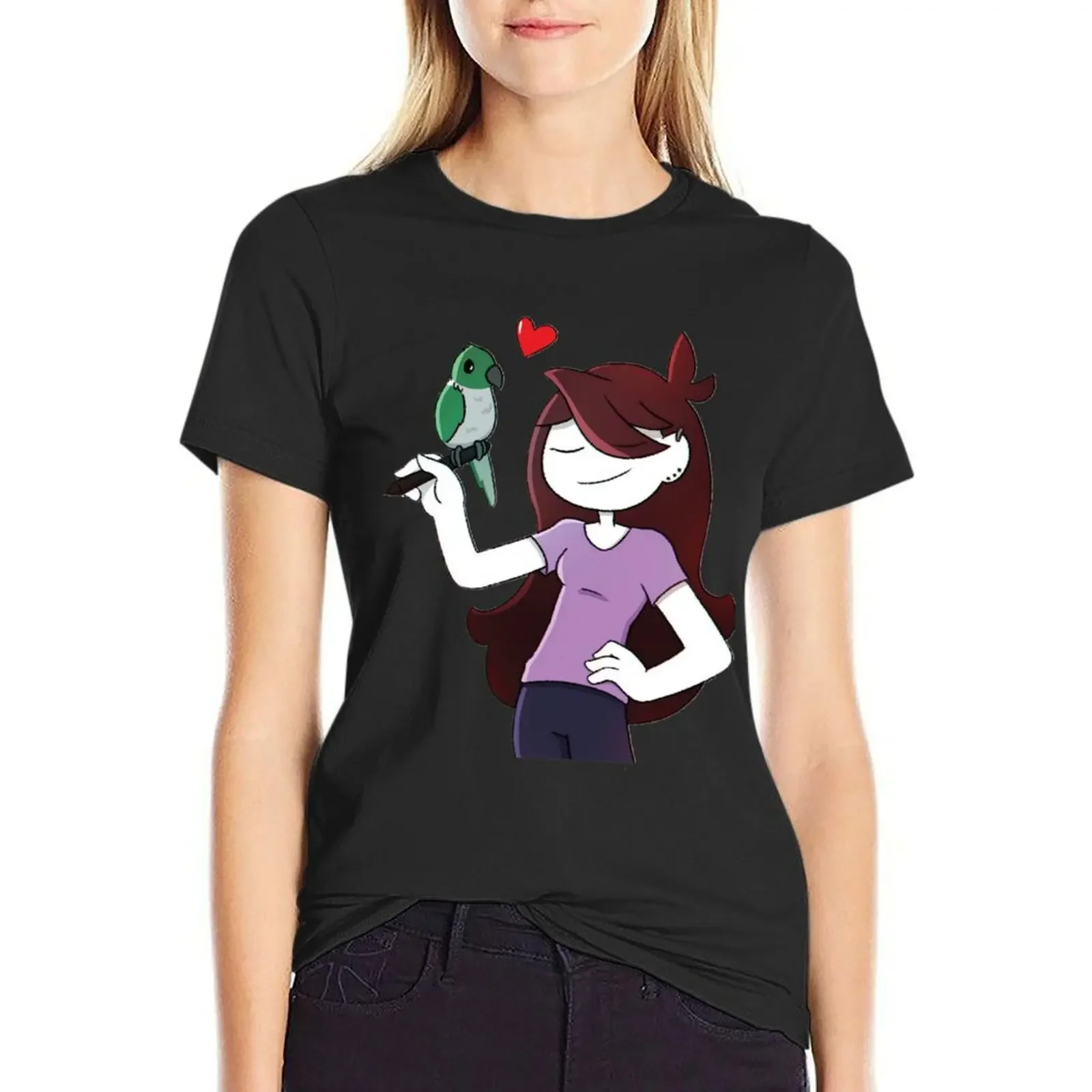 Jaiden and Ari - jaiden animation T-Shirt lady clothes oversized anime clothes korean fashion Women t-shirts