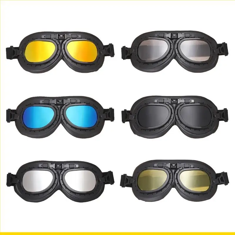 Motorcycle Goggles Dirt Bike Goggles Motocross Goggles Windproof ATV Goggles Dustproof Goggles Scratch Resistant
