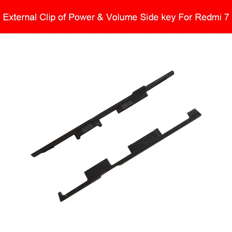 1 Set Volume Power Side Buttons For Xiaomi Redmi 7 Volume Button+Power Buttton Key Set with the outer clamp Replacement Part