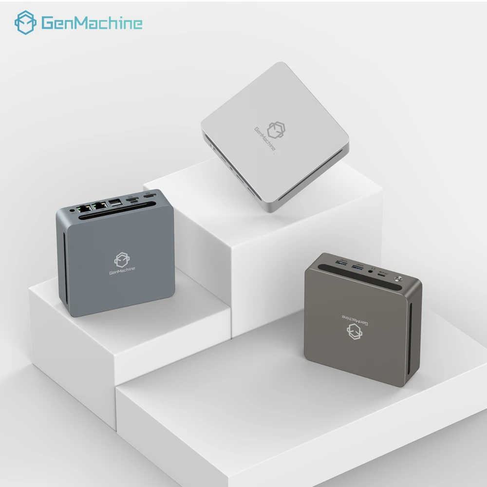 AMD Ryzen 9 7940HS GenMachine كمبيوتر مكتبي صغير Win 11 32GB DDR5 RAM 512G SSD Wifi6 BT5.2 مكتب استخدام OEM/ODM كمبيوتر صغير Ryzen