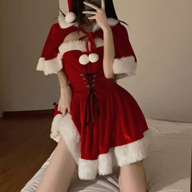 

Модное сексуальное праздничное платье-юбка для Нового года и Рождества, облегающее, для выступлений на сцене, для интернет-знаменитостей и ведущих, для вечеринок