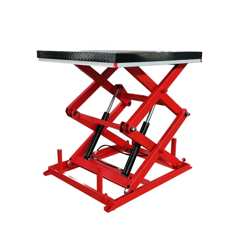 2024 Adjustable Portable Motorcycle Lift Table with CE Certificate