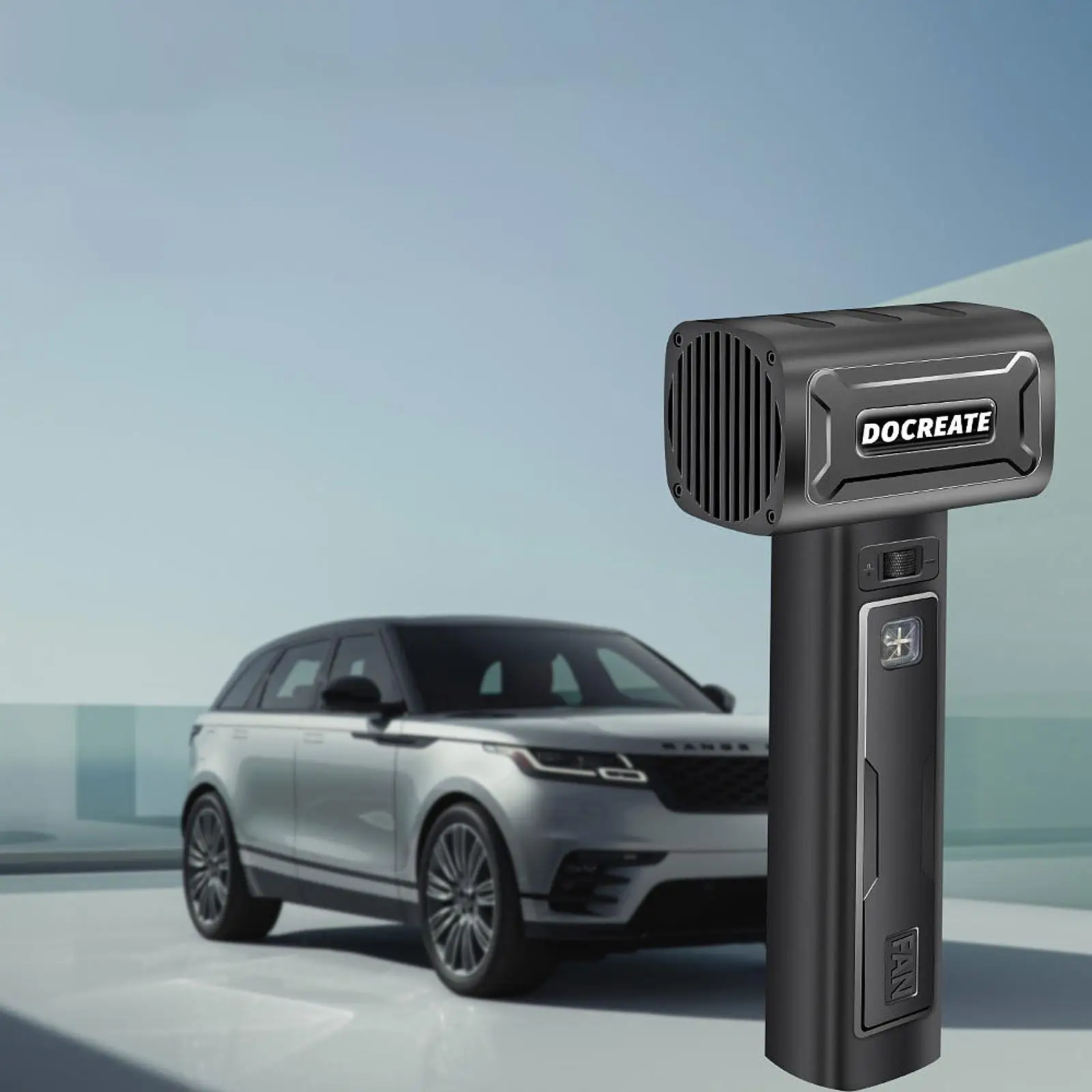 High Speed Turbofan Brushless Rechargeable Multifunctional Violent Fan for Outdoors Workshop Crevices Computer Keyboards Window