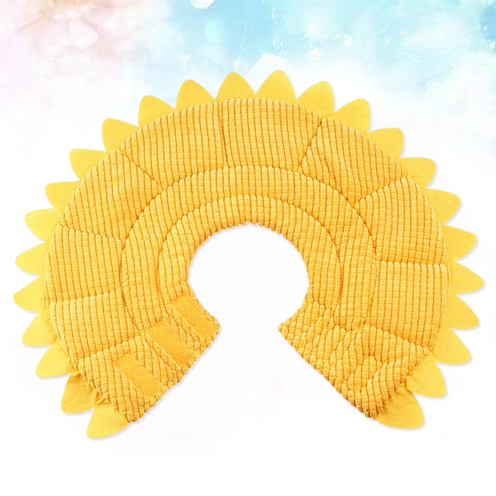 

Sunflower Design Dog Neck Circle Prevents Scratching Biting Injuries Stitches Rashes Wounds Comfortable Recovery Collar Cats