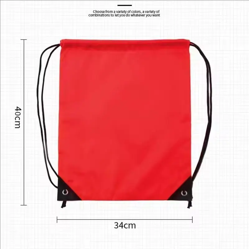 Waterproof Foldable Gym Bag Bundle Pocket Fitness Backpack Drawstring Shop Pocket Hiking Camping Swimming Men Women Sports Bags