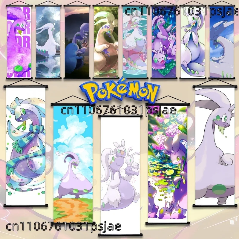 

Enchanting Goodra Pokémon Scroll Wall Hanging - Infuse Your Space with Dragon - Type Pokémon's Dreamy Aura