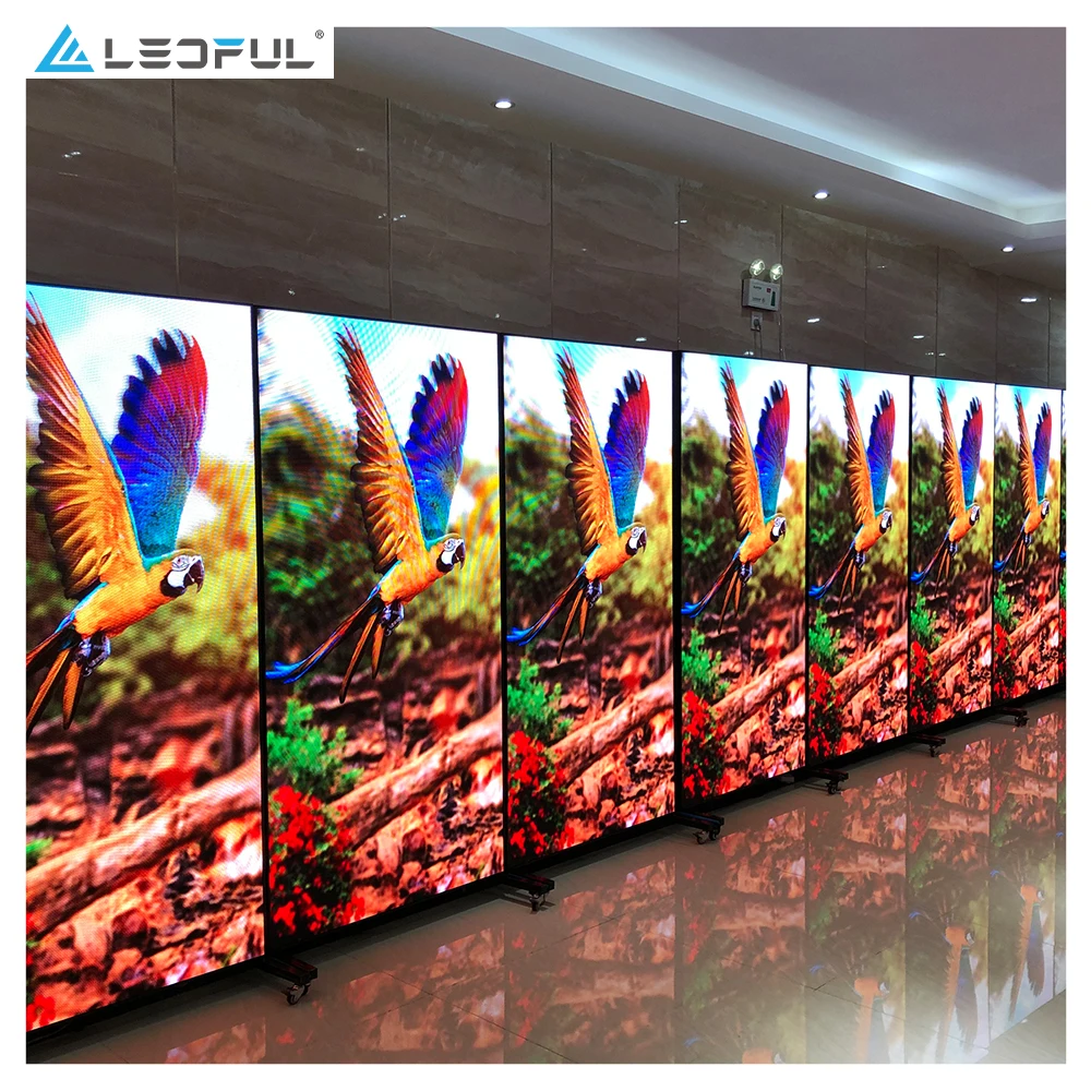 Shenzhen Indoor P1.8 P2 P2.5 HD Wifi Floor Stand Mirror LED Poster Display Panel Advertising LED Screen Poster